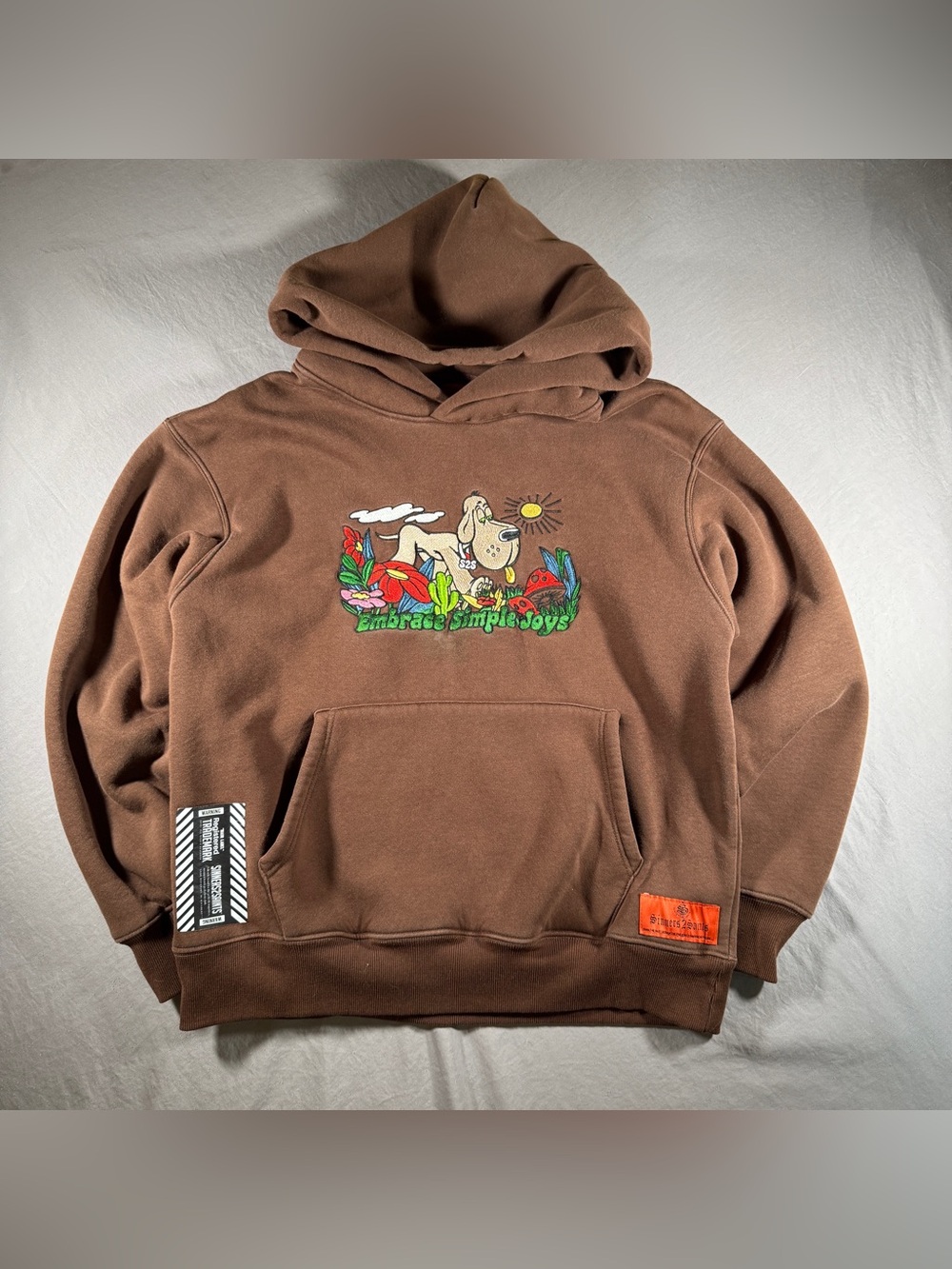 Sinners2Saints S2S Embrace Simple Joys Hoodie Sz M Brown Limited Edition